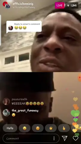 Replying to @amari this the funniest video I seen from wings #wings #funnymike #boosiebadazz #foru
