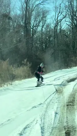 Redneck snow day #snow #snowbording #sledding #wakeboard  #CapCut 