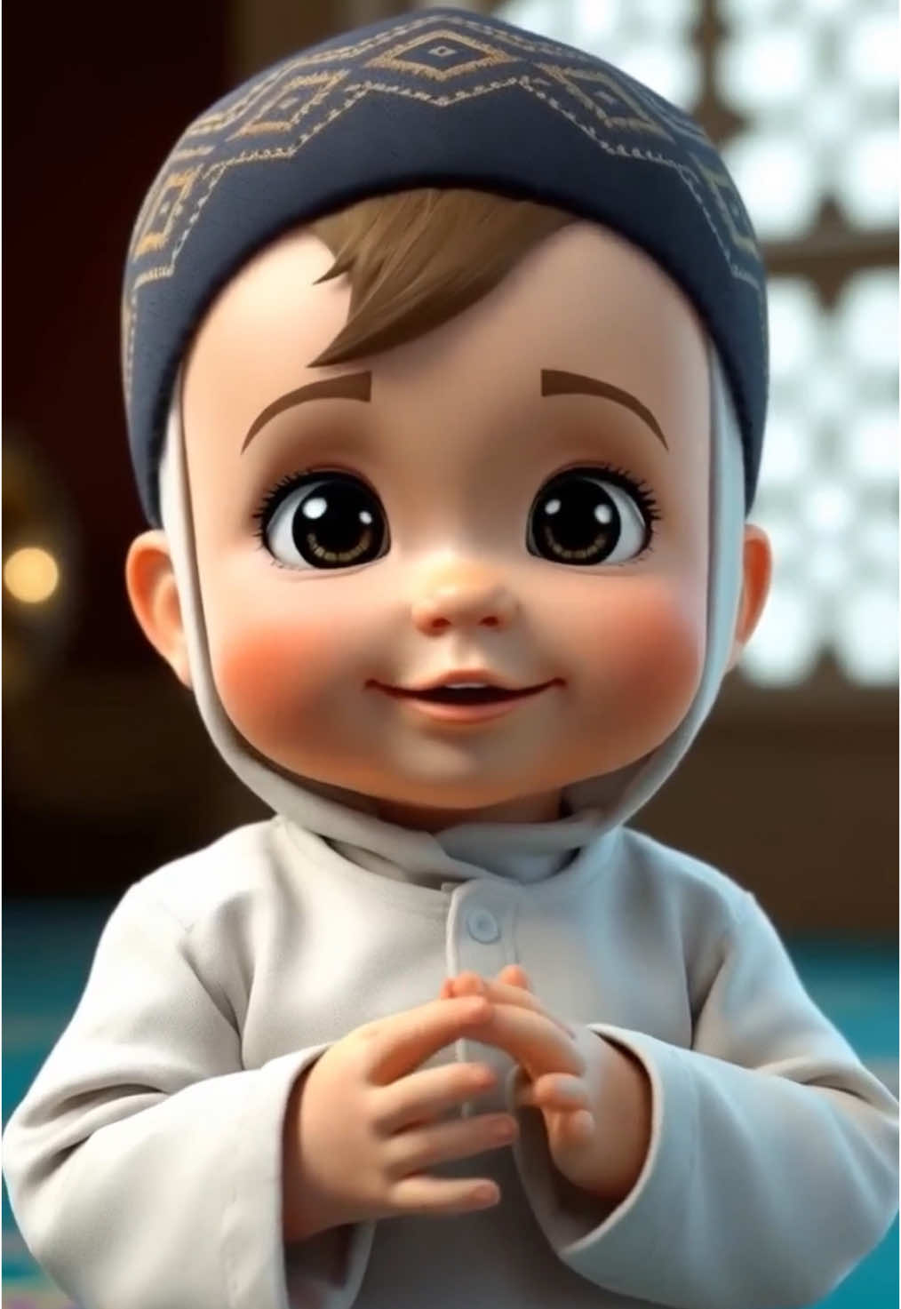 Baby reciting kalma 🤲🏻 #fyp #foryoupage❤️❤️ #foryoupageofficial #viral_video #ViralBaby #tik_tok #aicreation #islamic_video #islami #babylove 