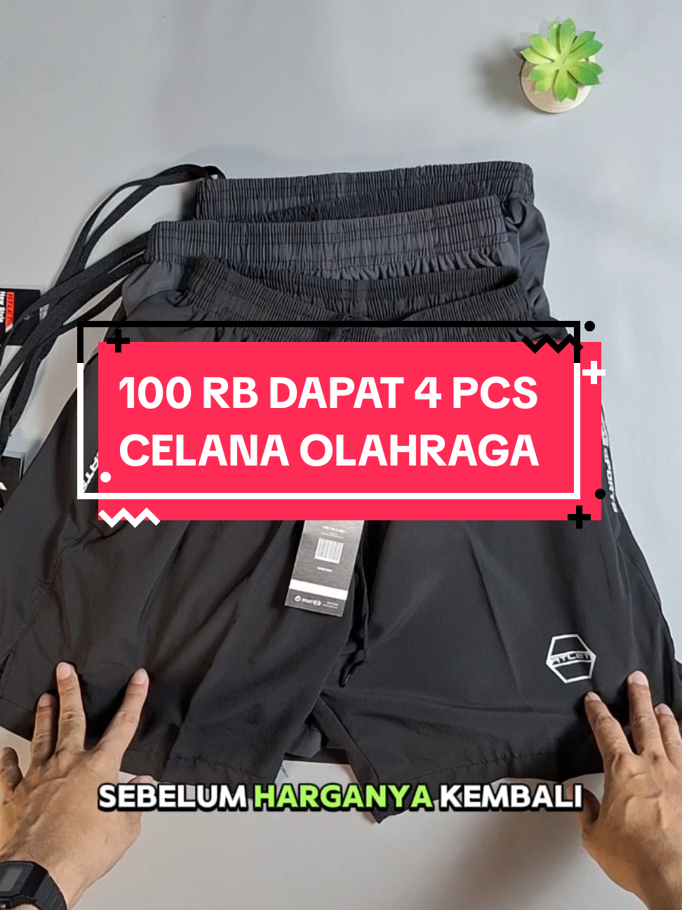 Paket hemat 100rb dapat 4 pcs #celanaolahraga #celanaolahragapria #celanaolahragawanita #celanarunning #celanajogging #celanagym #celanapendek #celanamurah #cuantanpabatas 