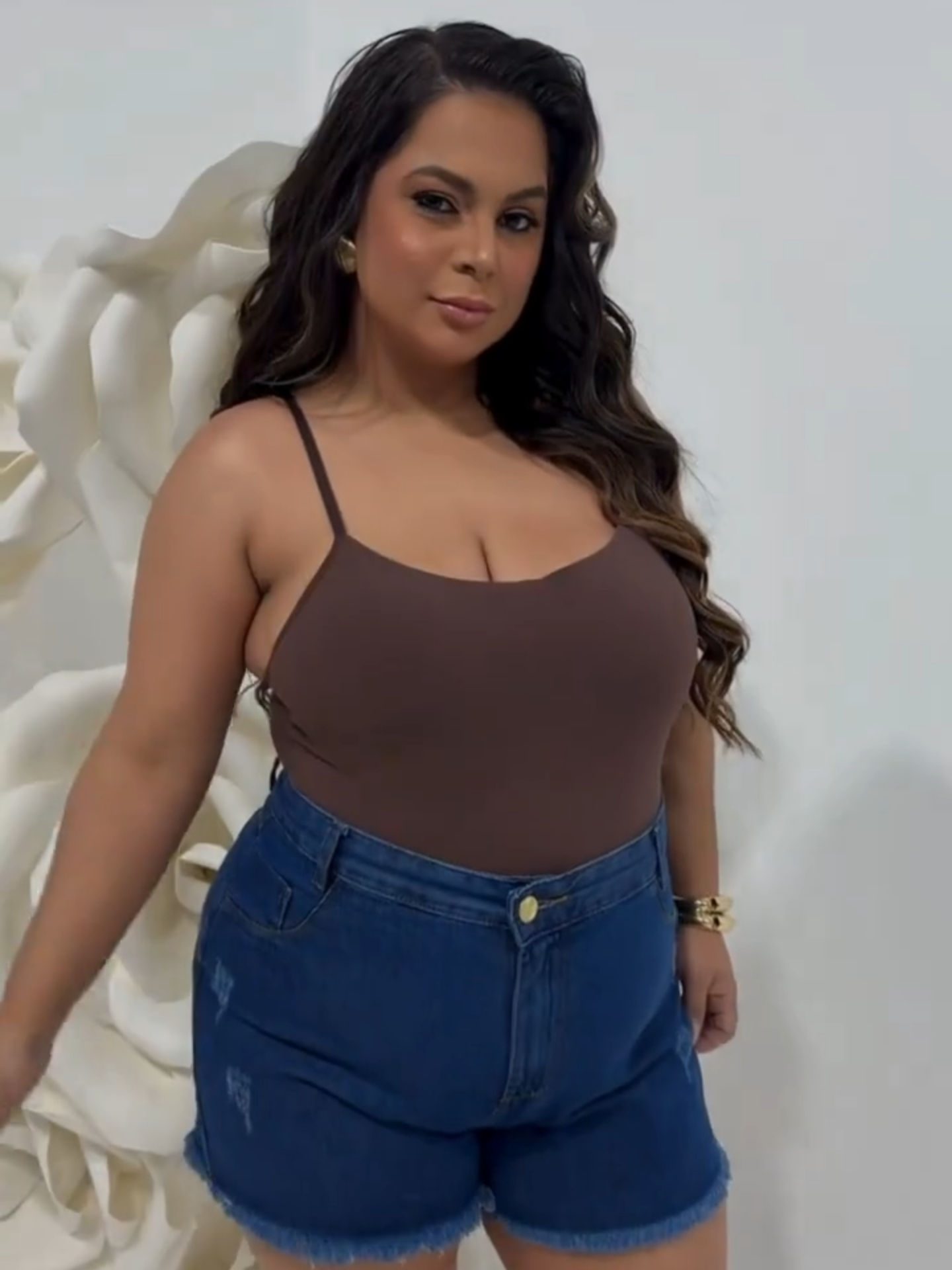 Kit 2 Shorts Feminino Plus Size Jeans Cintura Alta | Se inscreva para mais vídeos #shortplussize #moda #shortsjeans #jeans #modaplussizebrasil