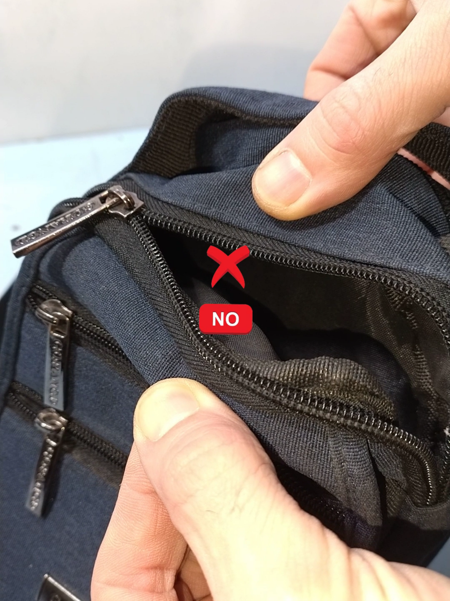 How to Fix a Zipper on a Bag or Clothes #DIY #tips #hacks #fix #zipper #howtofix #lifehackvideo