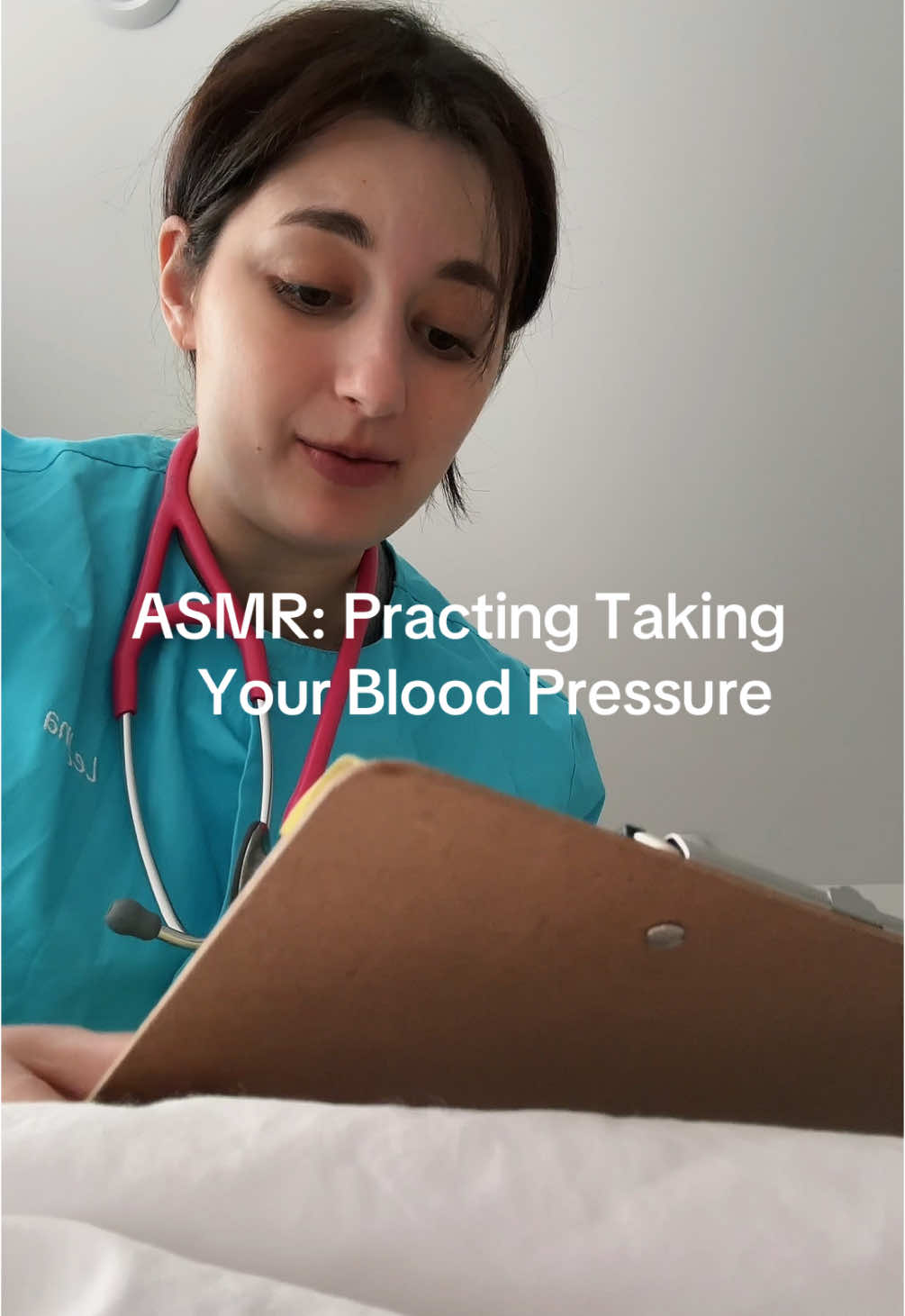 ASMR| Practicing taking your blood pressure ! #fyp #foryoupage #medicalasmr #asmr #asmrsounds #asmrtriggers 