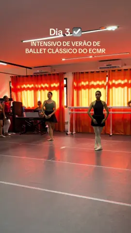 Dia 3 ☑️ INTENSIVO DE VERÃO DE BALLET CLÁSSICO DO ECMR #ballet #balletteacher #ballettechnique #dance #ballerina #balletto #balletdancer #ballettok #ballettiktok #professora #balletcore #pointeshoes 