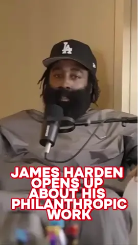 @James Harden opens up about his #philanthropic #work ‼️ #helpingothers #community #growth #mindsetmotivation #inspiration #motivation #NBA #support #help #basketball #sports #teamwork #fy #fyp #foryoupage #explorepage #trending #shorts #reels #jamesharden 
