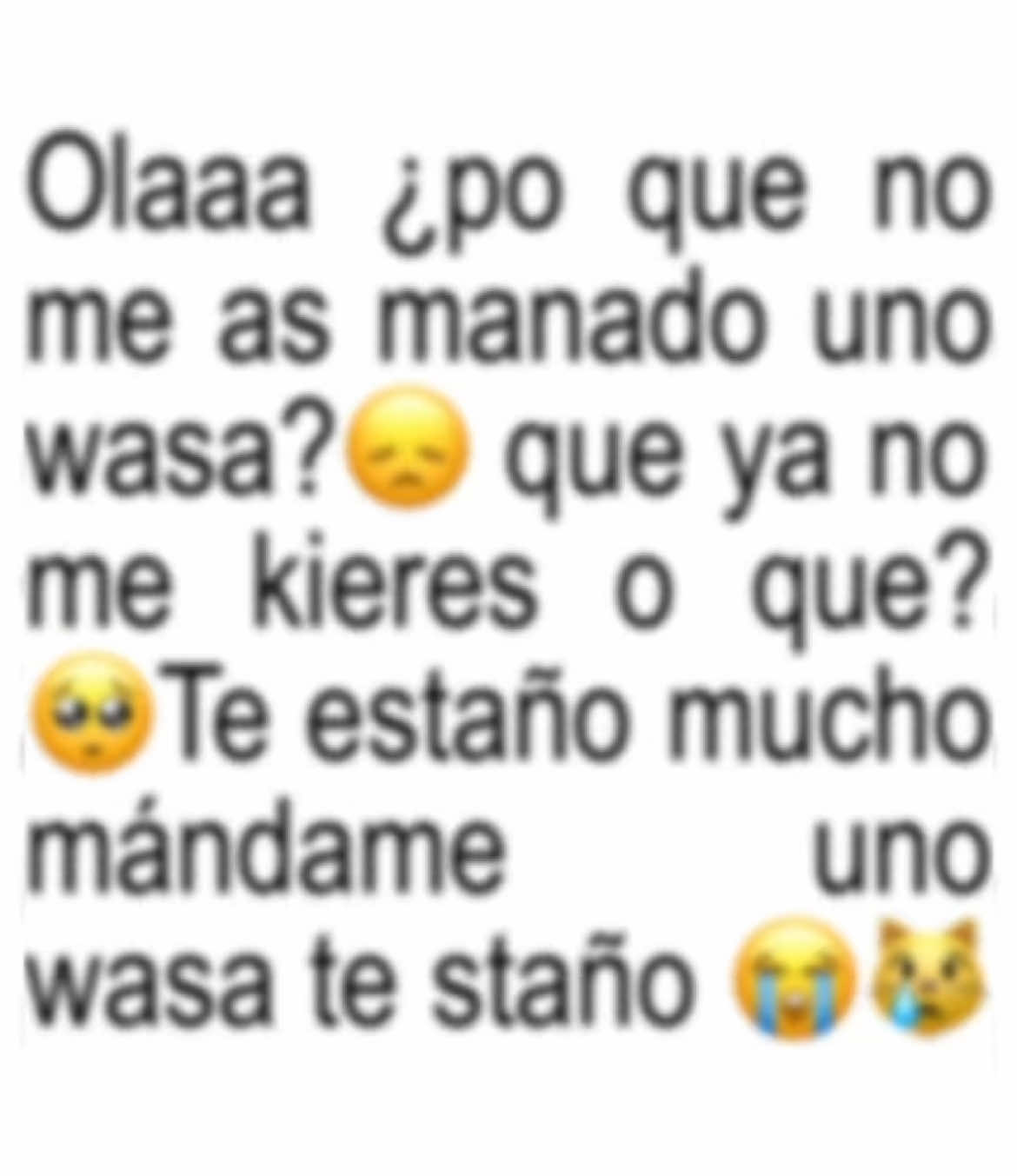 Mándame uno wasa JAJAJAJ#locuraextrema #wasa#testaño #textoblanco 