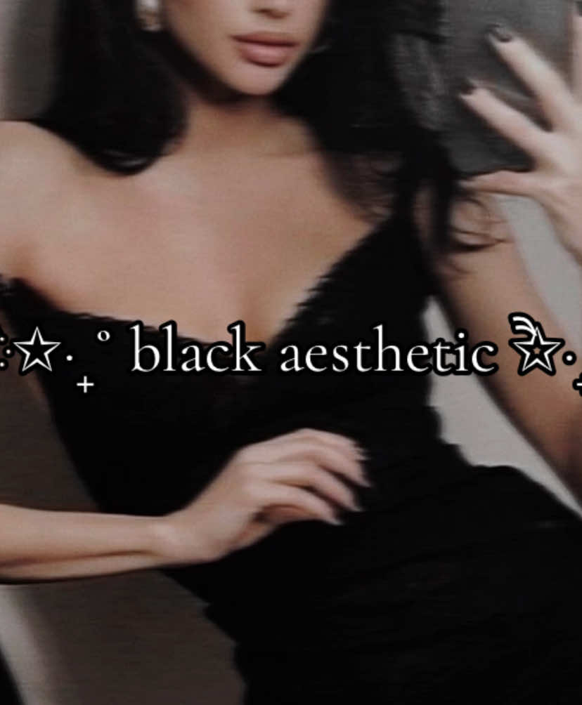 i love an all black outfittt #fyp #aesthetic #clothing #black #trending #dark #blackaesthetic #monochrome #outfits #accessories #dresses #fancy #lanadelrey 