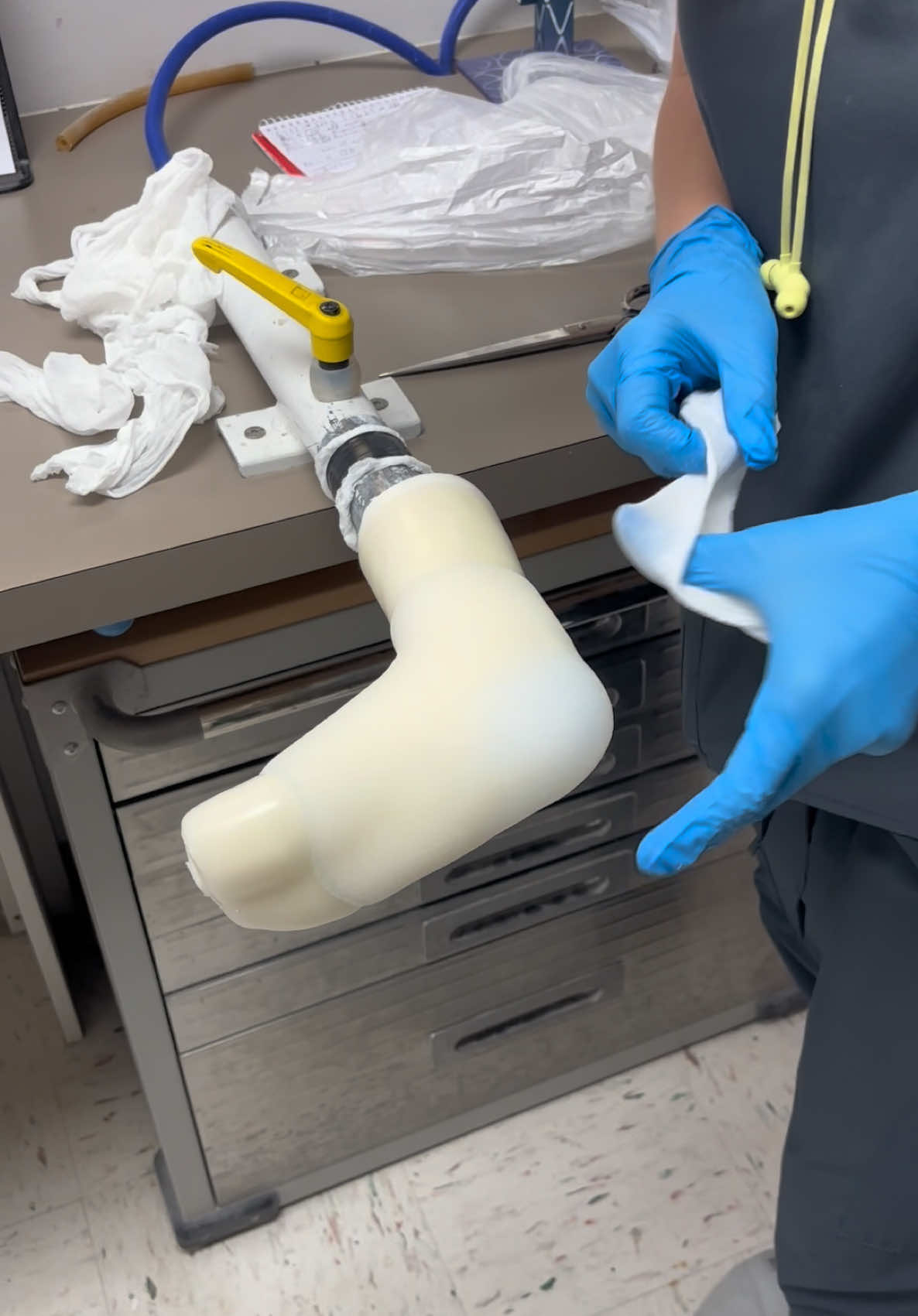 👟 Curious about how we create custom heel cushions? Check out this video of Charlotte skillfully crafting a silicone heel designed for comfort and support!  This high-consistency silicone cushion features an encapsulating gel and a convenient zipper, making it perfect for our young athlete. We’re excited to see how it enhances her performance and keeps her moving pain-free on the field! 💚✨ #WCBL #westcoastbraceandlimb #orthopedics #customfabrication #fabrication #prosthetistorthotist #anklefootorthosis #silicone #siliconeprosthetic #healthtok #foryoupage #fyp 