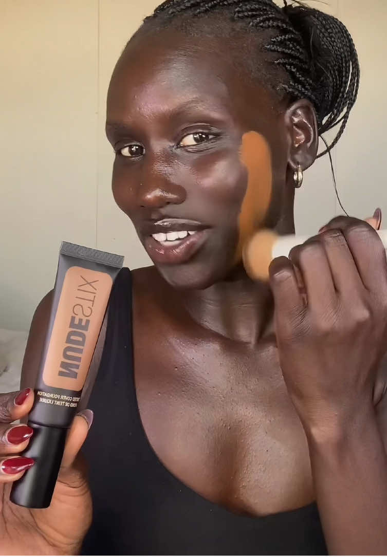 @Nudestix This lack of diversity leaves people with deeper skin tones excluded.                                               #nudestix #foundation #blackgirlmakeup 