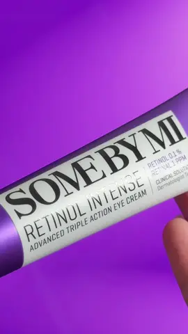 🌙 Sleepless nights? Meet your new skincare savior! 💜 The SOMEBYMI Retinol Intense Advanced Triple Action Eye Cream is my go-to for tired, puffy eyes. 💤✨ Lightweight, gentle, and dermatologist-tested, this little tube of magic is packed with Retinol 0.1% and Retinal 1 PPM. I love the cool sensation it gives my under-eye area—even after long nights. 💧 @SOME BY MI US  #somebymi #somebyus #retinol #retinolskincare #glassskin #koreanskincare #retinoleyecream #skincare #skincareroutine #kbeauty #clearskin 