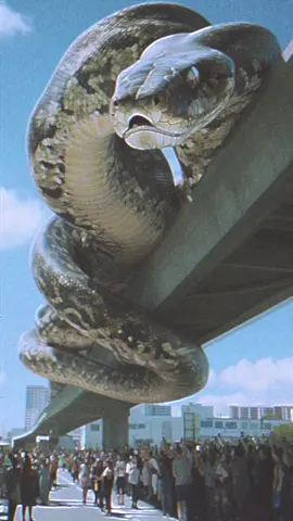Monster snake #fyp #fypシ゚viral🖤tiktok #tiktokviral #trendingvideo #animal #video #nature #mystery #ai