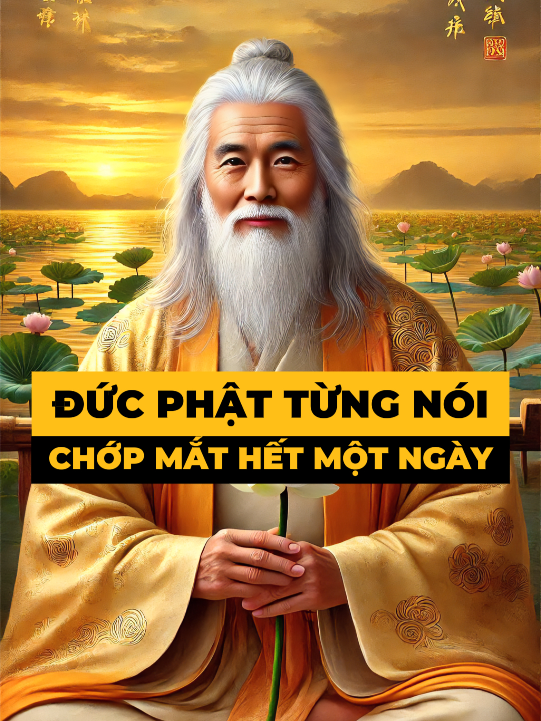 Đức Phật Từng Nói: Chớp Mắt Một Cái Đã Hết Một Ngày #amduongbien #loiphatday #phatphap #phongthuytamlinh