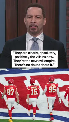 The Chiefs are in their NFL villain era 👀 #nfl #chiefs #era #patrickmahomes #traviskelce #kelce #traviskelcetaylorswift #SuperBowl #NFLPlayoffs 