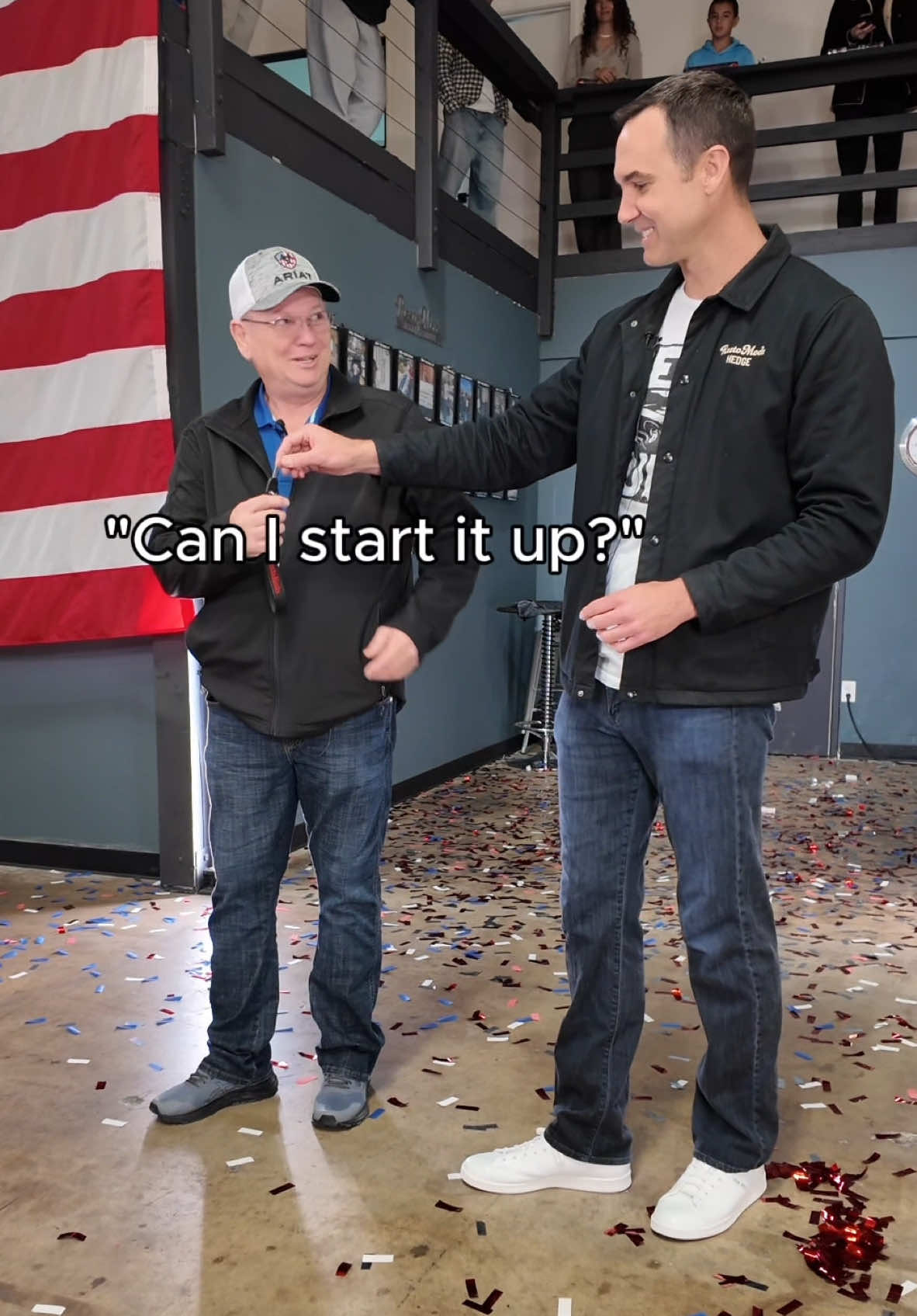 Meet Sam Moore of Perkins, Oklahoma! Sam is the official winner of the RM28 HEMI ‘Cuda! We flew Sam & his wife out to meet his car and our team. Next, we ship the car to his home and from there he gets to look after it and enjoy it 😎 You can check out the full winner reveal on our YouTube channel, and if you want to be our next winner, be sure you enter to win the twin-turbo 427 Chevelle that’s currently up for grabs! #hemi #restomods #classiccars #restomod #hemicuda 
