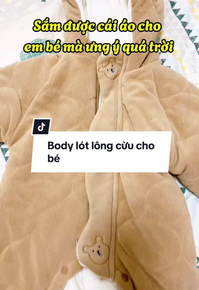 Body lót lông cừu cho bé 🥰 #body #bodylotlong #embedangyeu #merintin 