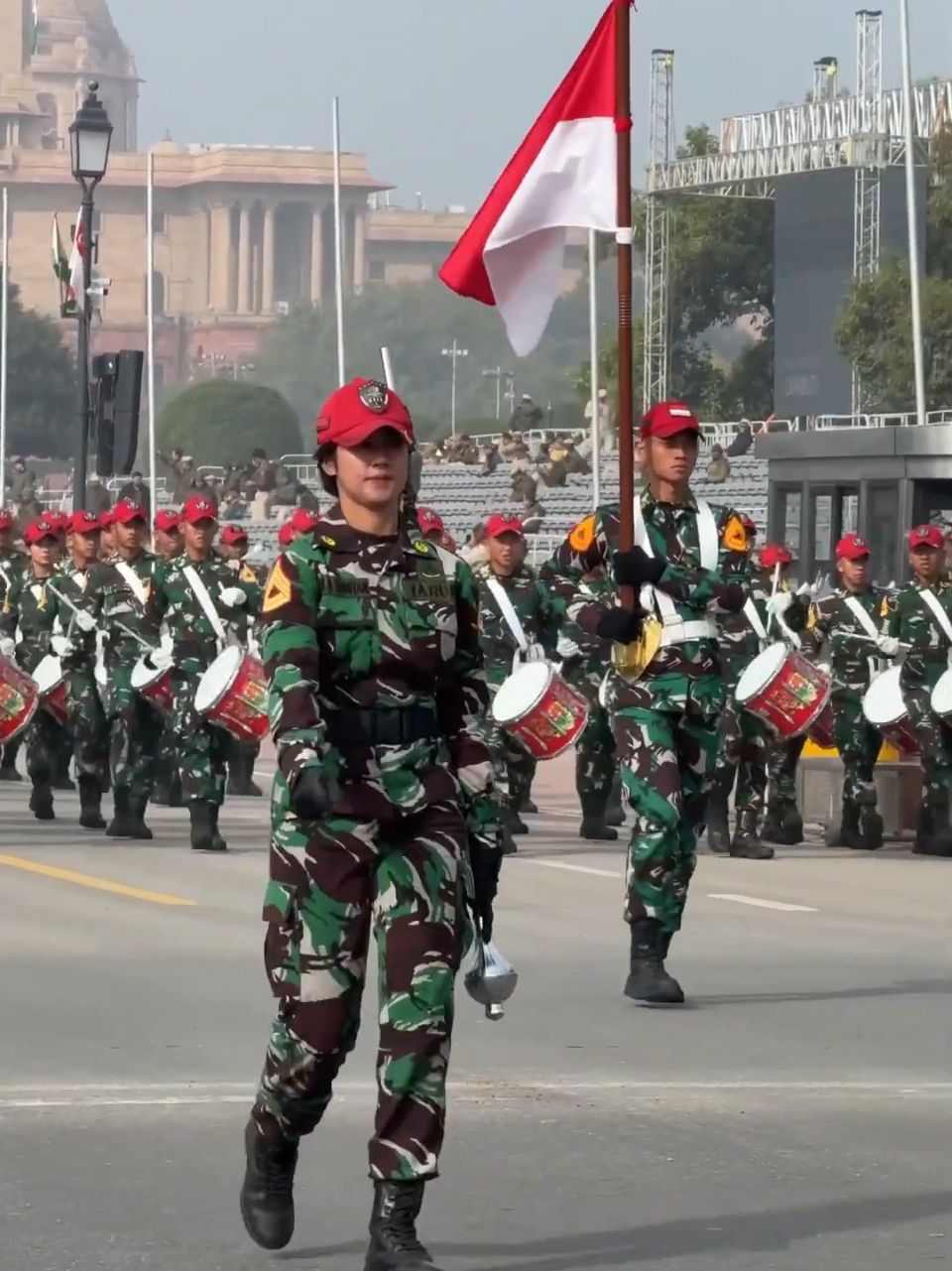 Aura #tniindonesia🇮🇩 #tni #tniad #tnipolri #tnial #tniau #akmil #taruna #indiaarmy #republicdayparade #indiarepublicday 