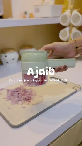 Kaget banget ternyata food chopper ini serba bisa 😂 #foodchopper #chopper #chopper4in1 #minichopper 
