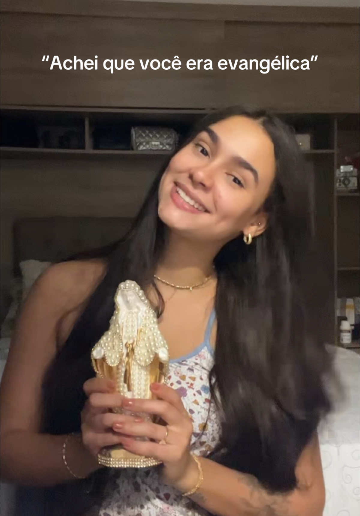 Eu e ela sempre juntas! 💗 #catolicos #catolicostiktok #avemaria #nossasenhoradasgraças #rosamistica #jovemcatolico 