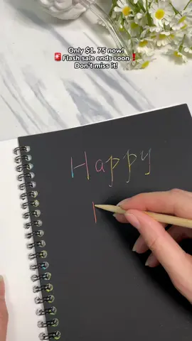 DIY Rainbow Scratch Art Paper kit #DIY #creativity #artbook #scratchpad #rainbowscratch #creativity #scratchpaper #papernotes #scratchart #TikTokShopHolidayHaul #spotlightfinds #TikTokShopLastChance #TikTokShopNewYearNewAura #sale