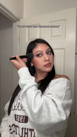 love me a full glam #trending #fyp #fullglam #fullfacemakeup 