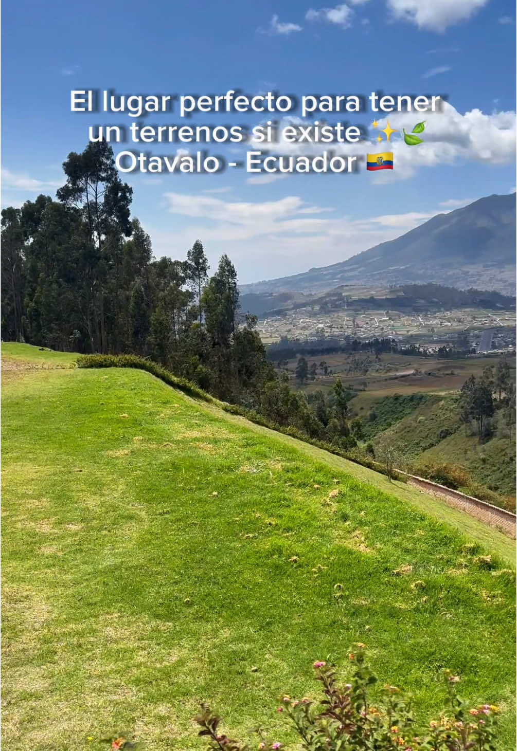 Tu lugar perfecto en Otavalo 🇪🇨 #otavalo_ecuador #ecuador #terrenos #cercadequito #relajacion 