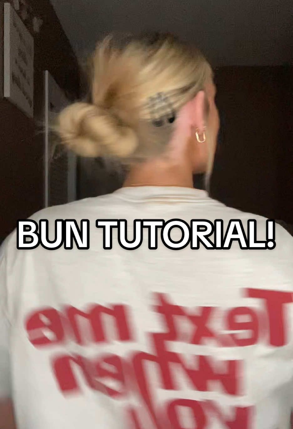 long awaited bun tutorial!! lmk if u want more vids like thissss #hair #turorial #buntutorial #hairtok #hairstyle #blonde #utah #grwm #fyp 