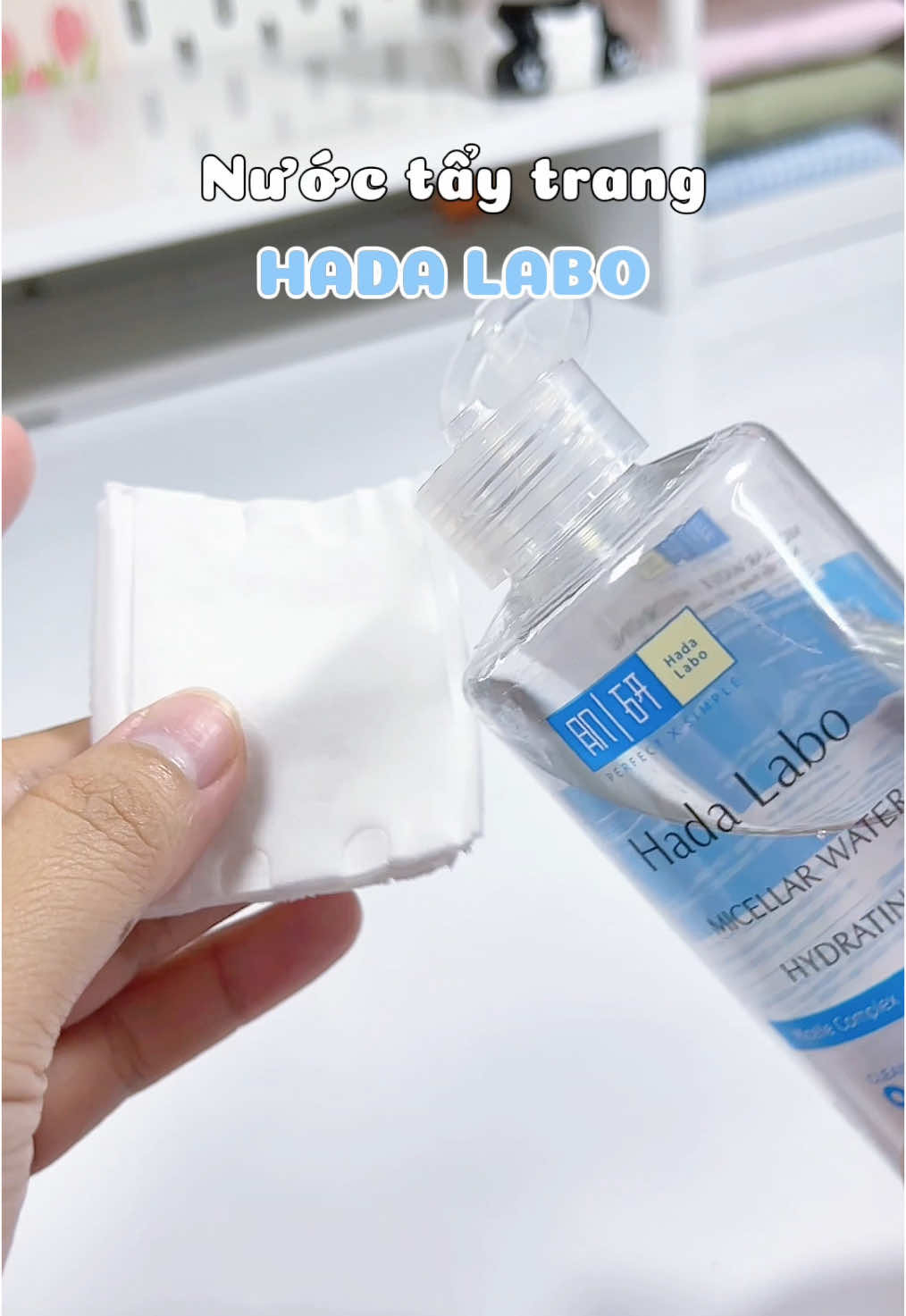 Nước tẩy trang dưỡng ẩm sạch sâu Hada Labo 240 ml 🫧 #nuoctaytrang #hadalabo #reviewlamdep #ht_hoaisinh #muataitiktok #fyp #xh 