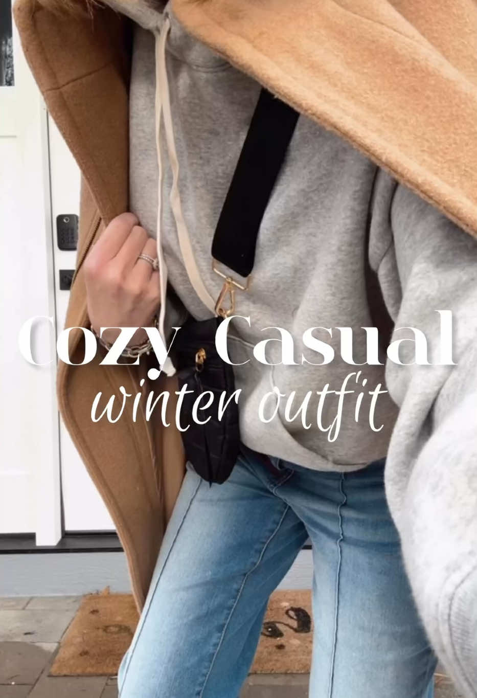 It’s been a minute since I put on jeans but it felt good💙 And I love how a chic overcoat elevates any outfit! Linking similar jeans. #casualwinteroutfit #affordablefashion #cozychic  Winter style inspiration, easy outfit, mom style, over 40 outfit, neutral aesthetic, J. Crew sale finds, elevated casual, casual wide leg jeans outfit  #ltkwatchnow #ltkover40 #ltkstyletip