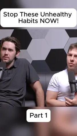 Stop These Unhealthy Habits NOW! Part 1 #icedcoffeehour #icedcoffeehourpodcast #podcast #podcastclips