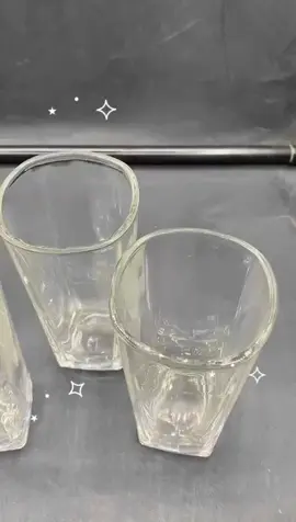 WEBBUY  6PCS TRANSPARENT DRINKING GLASSWARE/BASO SET 275ML #310C