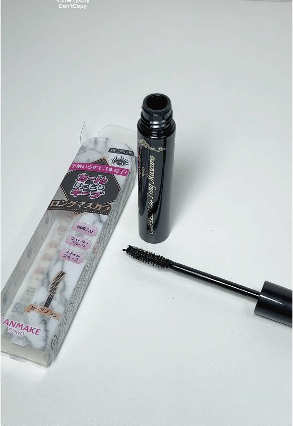 Canmake Quick Lash Curler Long 🫶🏻🍨🌟 #canmake #mascara #มาสคาร่า #makeup #รีวิวบิวตี้ #ป้ายยา #fyp #reviewbeauty #reviewmakeup 