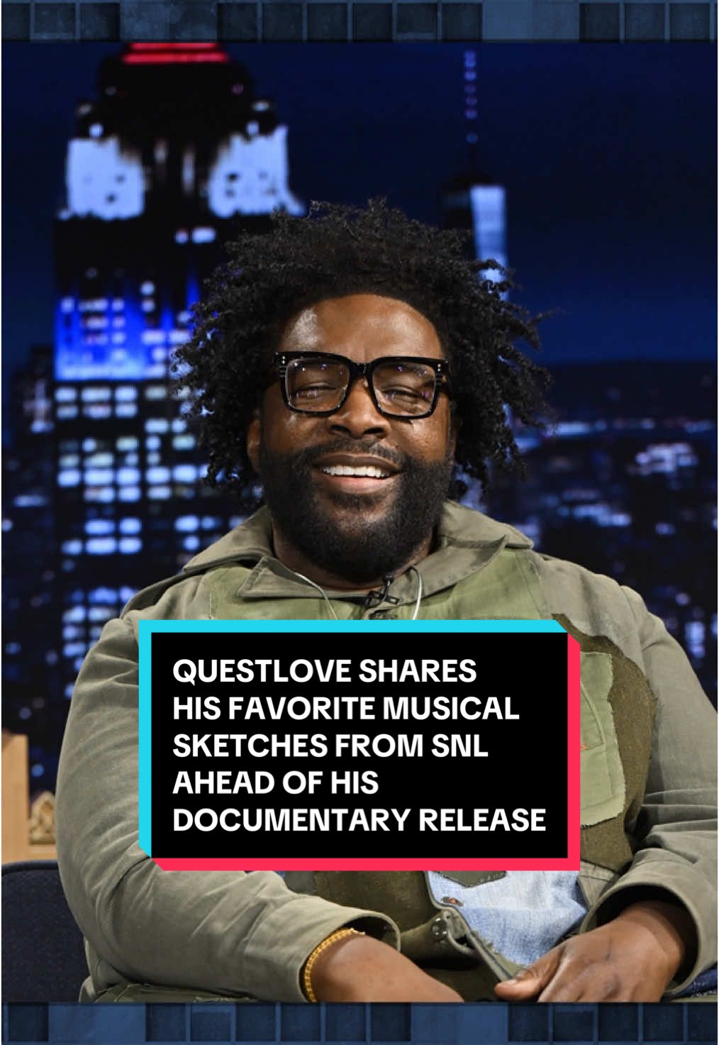 @Questo shares his favorite musical sketches from @Saturday Night Live - SNL ahead of his documentary Ladies and Gentlemen… 50 Years of SNL Music’s release! #FallonTonight #TonightShow #Questlove #SNL #JimmyFallon 