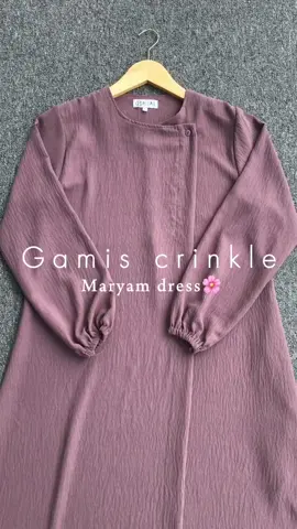 Cakepp bgt nih simple elegant buat ramadhan 🫶🏻#gamiscrinkle  #maryamdress #gamiskekinian #gamismurah #fypシ #fyp 