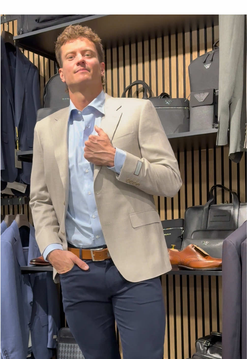 Stocking the best brands in one location, we offer a carefully curated selection of renowned labels, including Canali, Emporio Armani, Zegna, Hugo Boss, and more, providing customers with a premium shopping experience featuring exceptional quality, sophisticated style, and unparalleled variety. #mensfashion #fashion #style #menstyle #OOTD #dapper #mensstyle #StreetStyle #instafashion #men #streetwear #fashionblogger #gq #instagood #model #outfit #luxury #gentleman #Love #StreetFashion #fashionista #menwithclass #menwithstyle #stylish #suit #Lifestyle #picoftheday #photooftheday #swag #bespoke #canali #armani #zegna #hugoboss 