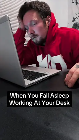 Zonked out like… #fyp #funny #vibes #tired #computer #sleepy #face #ouch #lmao 