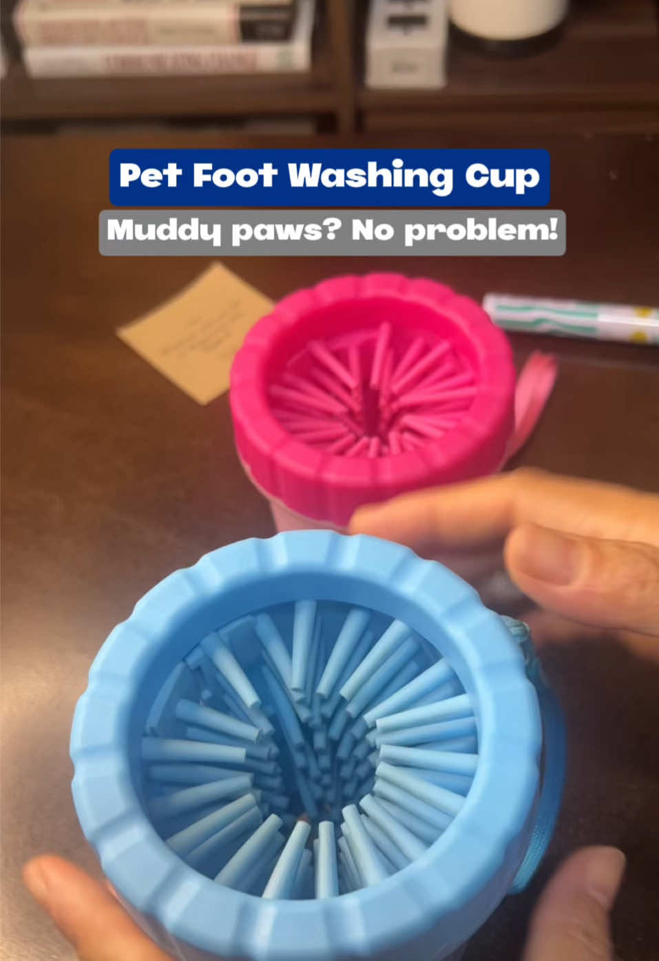 The washing of dog’s dirty paw is made easy with this portable pet foot washing cup. #petfootwasher #petpawcleaner #petfootwashingcup #petpawcleanercup #pet #dog #cat #petowner #dogowner #catowner