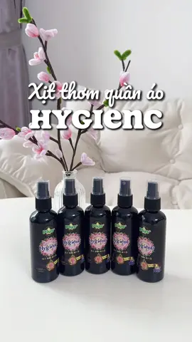 Tui chính thức mê chai xịt thơm vải của HygienC này rồi mấy bà #ngocminreview #LearnOnTikTok #xitthomquanao 
