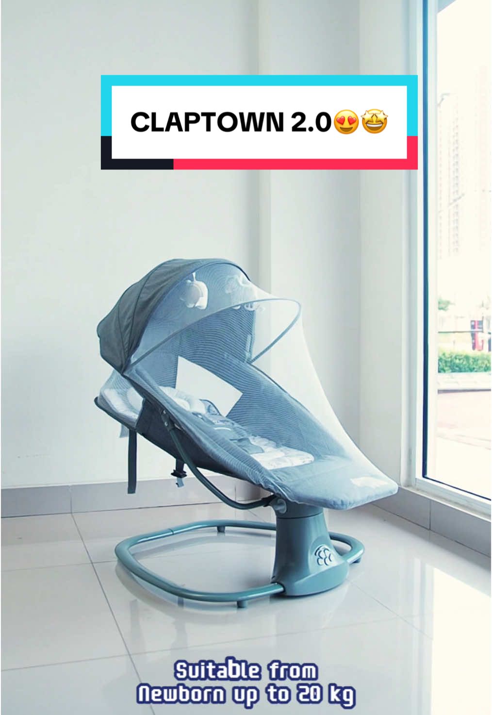 Baby swing terbaru dari babydoes, Claptown 2.0✨😍 #claptown #swing #ayunan #ayunanbayi #baby #bayi #babyswing #newborn #babydoes #babydoesindo 