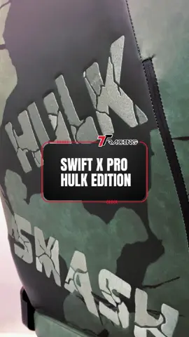 Why sit ordinary when you can sit extraordinary? Swift X Pro Hulk Edition, buy now in yellow bag. #ttracing #ttracinggamingchair #hulkgamingchair #swiftxpro #ttracingmarvel #gaminginstyle #ttracingmalaysia #marvelgamingchair #gamingcomfortt
