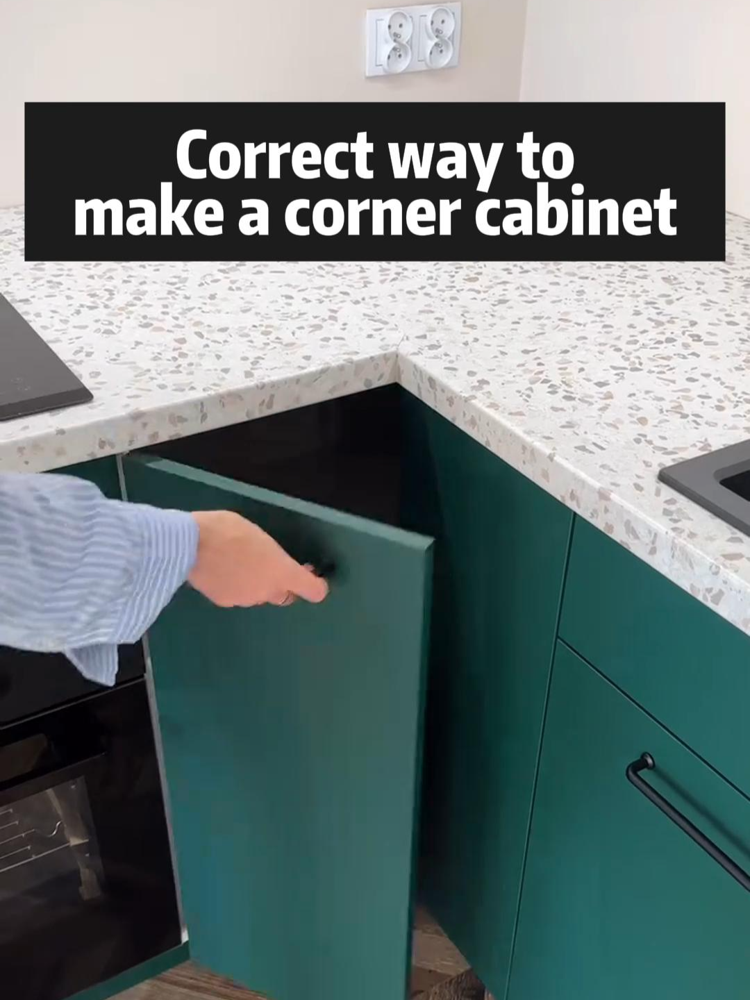 When deciding on corner cabinets, choosing single full-swing doors over double doors offers a myriad of benefits that enhance kitchen functionality and accessibility. Here's why single full-swing doors are the optimal choice: Unrestricted Access: A single full-swing door removes barriers, allowing you to open up the entire cabinet space in one smooth motion. This contrasts sharply with double doors 🚪 Simplified Organization: With a single door, organizing becomes a breeze. You can easily install wider shelves and arrange your items without the constraints imposed by the central division typical in double doors. This makes for a more efficient use of space. 📐 Streamlined Aesthetics: A single door offers a clean, cohesive look that can make small spaces appear larger and more unified, providing an aesthetic advantage by minimizing visual clutter. 🎨 For a corner cabinet that maximizes space, minimizes hassle, and offers a sleek design, the single full-swing door is a clear winner.  #cabinet #cabinetdesign #kitchendesign #storagesolution #homeimprovement