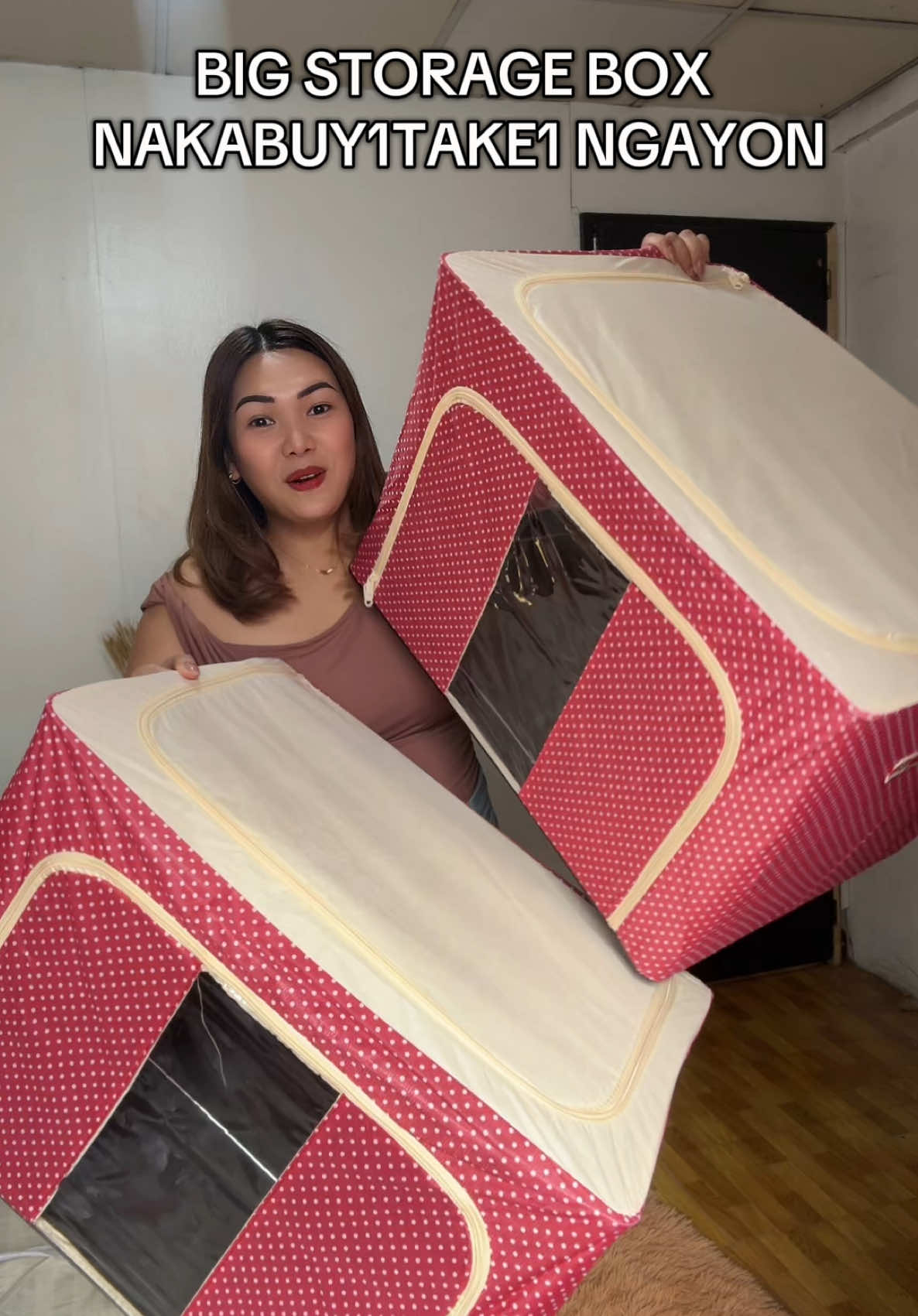 Big storage box nakabuy1 take1 ngayon #storagebox #organizerbox #organizerstorage 