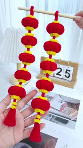 Làm dây treo lồng đèn trang trí Tết bằng kẽm Nhung #trending #handmade 