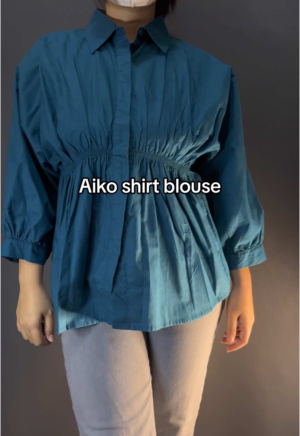 Aiko shirrt blouse #affiliatetiktok #fyp 