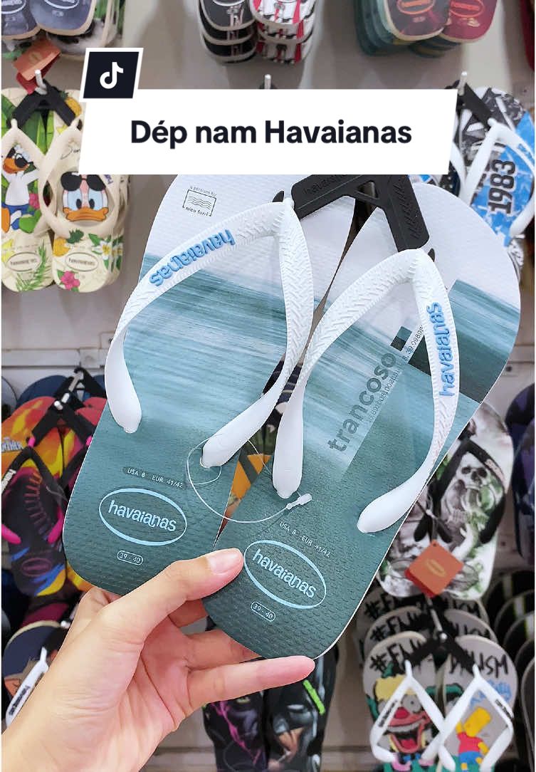 Dép nam đi biển Havaianas 🏄‍♂️🌊#havaianaschinhhangbrazil #havaianas #fyp #thuhuonghavaianas #xuhuong #trending #depnam 