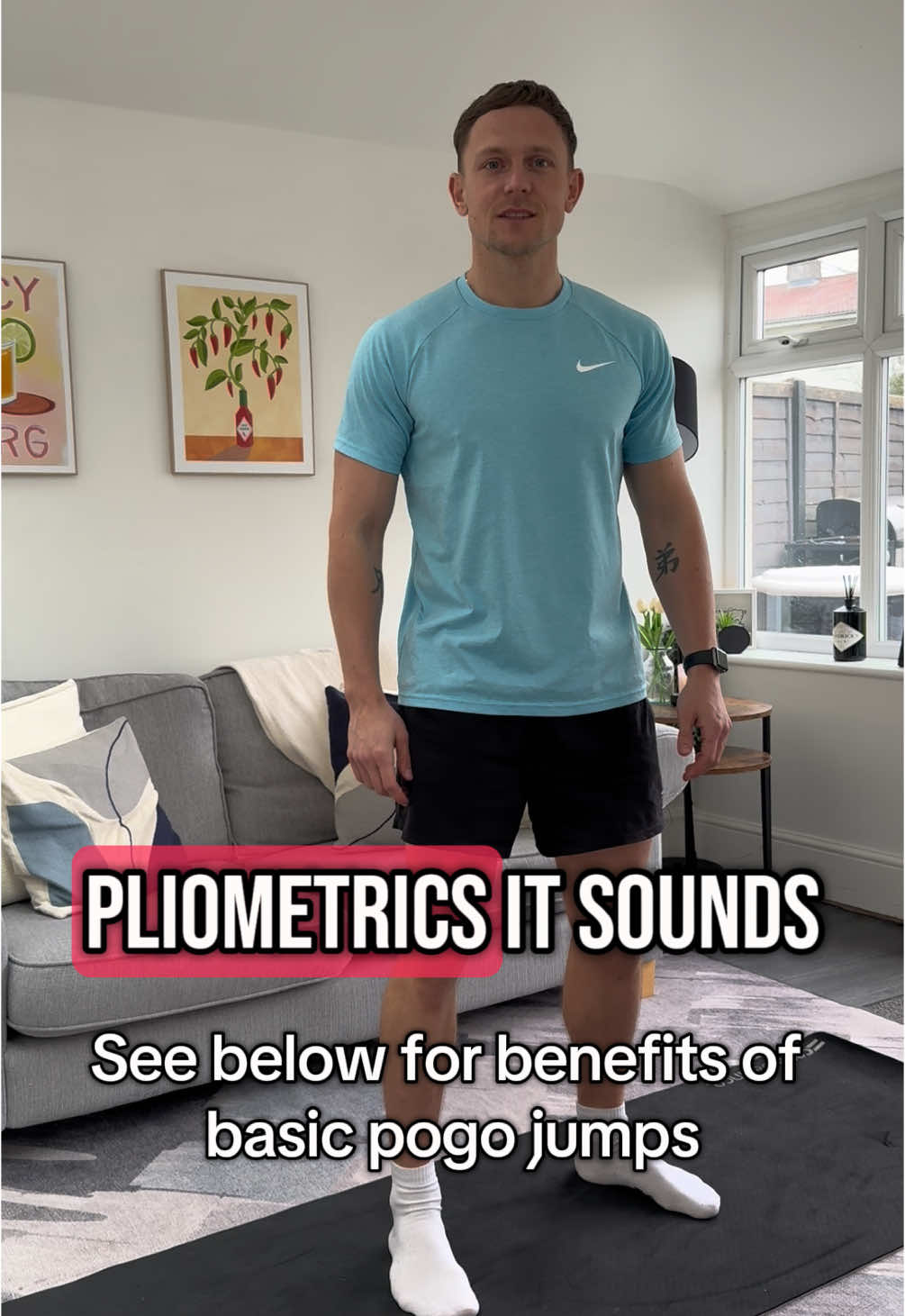 Want to run faster and more efficiently? 🏃🏻‍♂️💥 Try simple single-leg pogo jump variations! Side-to-side and front-to-back pogo jumps are perfect for building power, stability, and injury prevention. Here’s why they’re a game-changer for runners: ✔️ Improve balance & coordination ✔️ Boost calf and ankle strength ✔️ Increase running speed and stride efficiency ✔️ Prevent injuries with better joint stability #PlyometricTraining #RunningTips #SpeedTraining #InjuryPrevention #RunStronger #Running #Runner #Marathon #Plyometrics