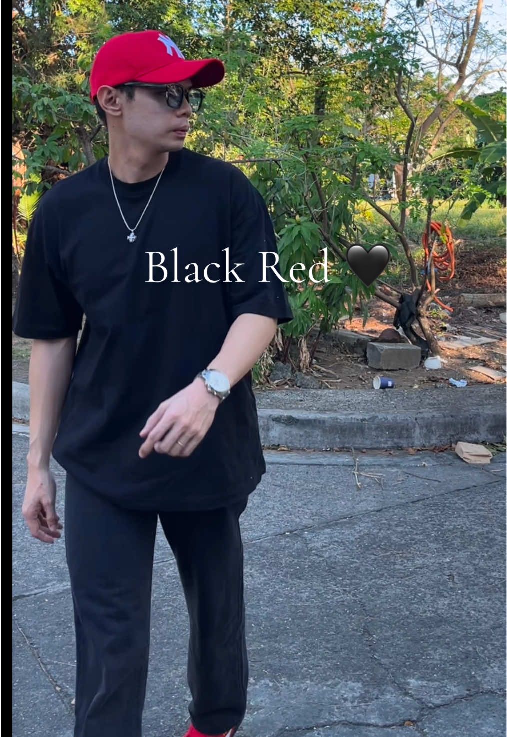 Reb black 🖤 Simple outfit #outfits #OOTD #outfitideas #TikTokFashion #streetwearph #outfitinspo #fitcheck #whattowear #mensfashion #outfitformen #fyp #4u #fypシ