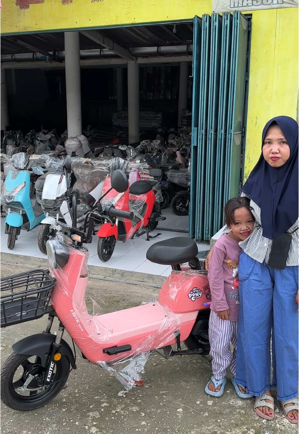 Alhamdulillah laku sepeda listrik konsumen Ds. Simorejo Kanor Bojonegoro 😊🔋 Lokasi di Toko