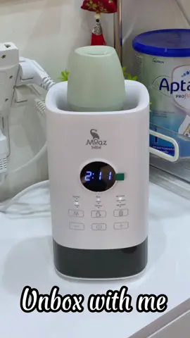 Unbox máy hâm sữa #unboxing #moazbebe 