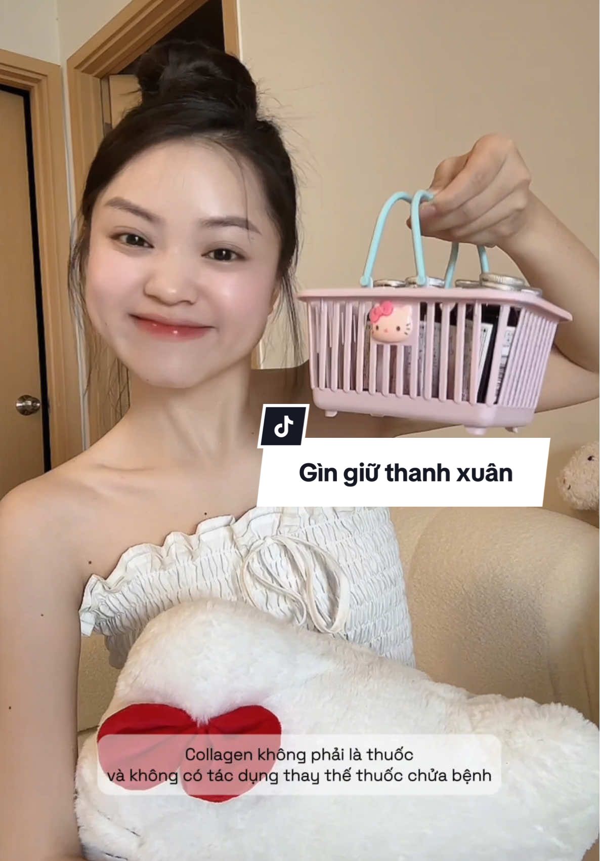 Trẻ lâu ai cũng thích mà phải hong mấy bà, em cũng vậy! Cố gắng để đến năm 30 vẫn y chang bây giờ nheee 🥰🥰 #princesstinies #princesstiniesdaily #nucos #nucoscollagen #collagennucos7000 