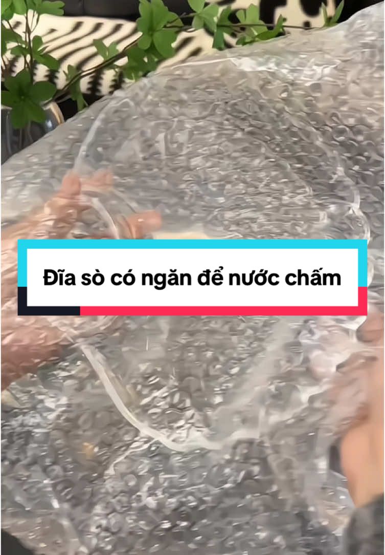 Đĩa vỏ sò có ngăn để nước chấm #giadung #giadungtienich #giadungthongminh #dia #diaso 